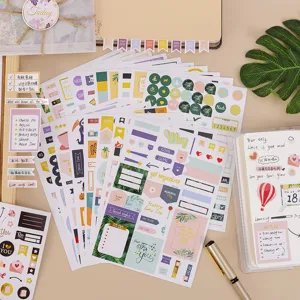 Creatieve Planner Stickers Set Waterdichte Decoratieve Agenda Stickers Voor Kantoor School Dagelijkse Dagboek Planning