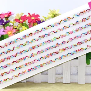 Acryl strass DIY sticker vel meerrijige kleurrijke kristallen edelstenen voor knutsel