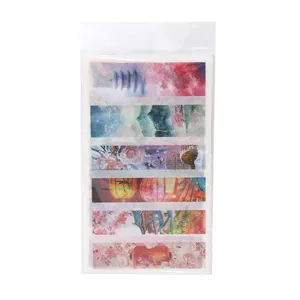 Antique landscape washi paper decorative stickers vintage journal craft supplies 6pcs