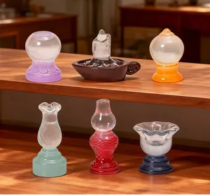 Miniatuur vintage olielamp landschap DIY decoratieve accessoires desktop kleine ornamenten set.