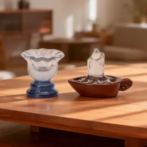 Miniatuur retro olielamp microlandschap DIY bureau decoratie ornamenten voor thuis setup
