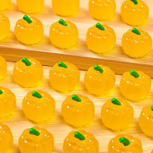 Mini Hars Pompoen Beeldje Simulatie Fruit Groente Schattig Speeltje DIY Accessoires Desktop Huisdecoratie