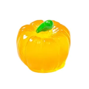 Mini simulatie pompoen hars beeldje DIY micro landschap schattige desktop decoratie
