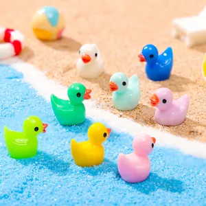 Mini resin duck miniature figurines cute micro landscape desktop DIY craft decor