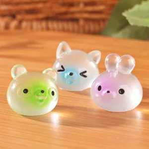 Mignons ornements de bureau en résine pour animaux, micro-paysage créatif et décoration.