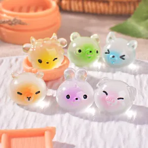 Jolies figurines en résine de mini-animaux, décoration de bureau créative maison.