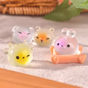 Ensemble de figurines miniatures d'animaux en résine pour décoration de bureau et maison