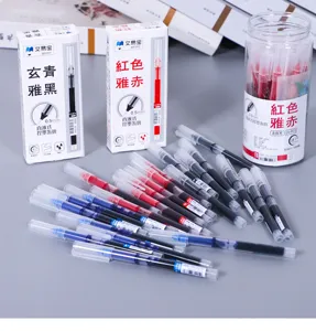 Set de bolígrafos de gel de tinta líquida 0.5mm rollerball de secado rápido para estudiantes diario
