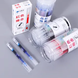 Bolígrafo de Gel Líquido Directo Bolígrafo Rollerball de Secado Rápido Gran Capacidad Bolígrafos de Escritura Para Oficina Escuela Estudiante Papelería