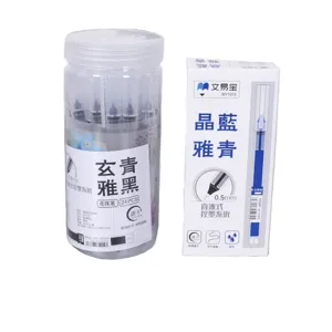 Bolígrafo de gel líquido directo 0.5mm bolígrafos roller secado rápido 24pcs papelería