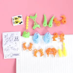 DIY dinosaur toy building blocks educational assembly toy for kids children fun gift