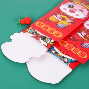 2024 Chinese New Year Red Envelopes Lunar Year Hongbao Lucky Money Packets Festival Supplies
