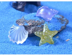 Kunstharz Miniaturen Muschel Seestern Aquarium Mikro Landschaft Dekoration Detailansicht