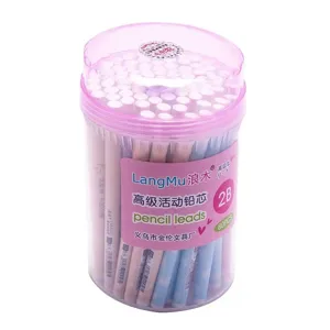 LangMu 2B mechanical pencil leads 80pcs refill student stationery writing school supplies