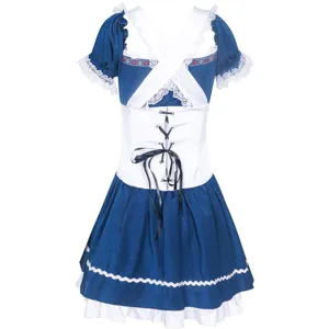 Robe Dirndl bavaroise allemande pour Oktoberfest femme costume de cosplay bière.