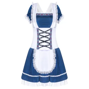 Robe traditionnelle bavaroise pour femme costume d'Oktoberfest fete cosplay soiree.