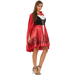 Sexy Little Red Riding Hood costume for women, ideal for Halloween and cosplay events.