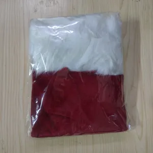 Accessorio costume di natalizio rosso bianco peluche cappello da Babbo Natale abito festa festivo