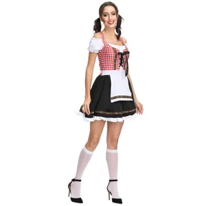 German traditional Munich beer festival costume maid dress stage performance outfit