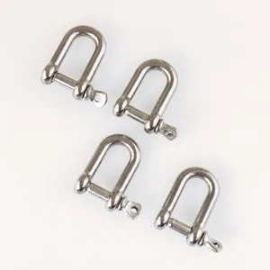 Maniglione a D in acciaio inossidabile M4 connettore ferramenta set accessori fai da te.
