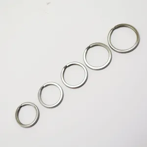 Stainless steel key rings metal split rings for DIY craft and car keys hardware details view