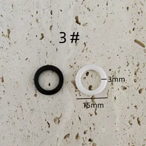 Zirconia ceramic jump ring O-ring DIY jewelry accessories size 15mm detail 3#