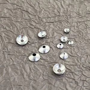 Bouchons de perles en acier inoxydable pour accessoires de bijoux bricolage details.