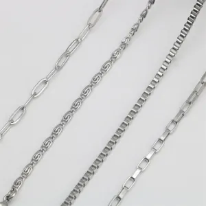 Stainless steel chains set, metal mask and sunglasses chain links for DIY jewelry.