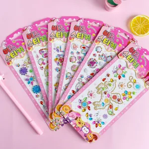 Korean style crystal diamond rhinestone stickers set for DIY notebook decorative crafts