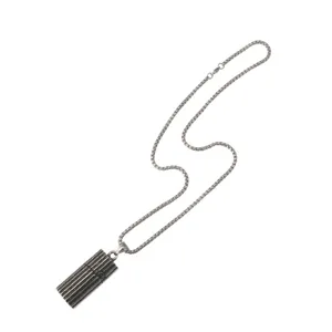 Roestvrij staal punk stijl piloot hanger ketting voor heren hiphop trui ketting sieraden