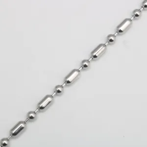 Stainless Steel Bead Ball Chain Roller Blind Curtain Chain DIY Necklace Bag Chain Metal Jewelry Making Findings