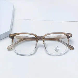 Square TR90 anti blue light glasses large frame retro optical eyewear for women and men.