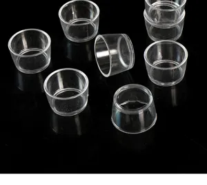 Mini clear plastic pudding cups simulation dessert jelly container DIY miniature dollhouse toys accessories