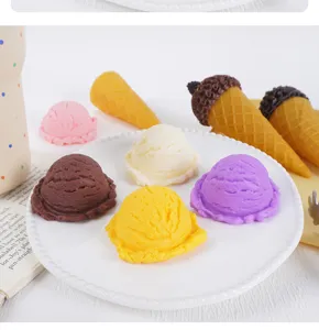 PVC simulation ice cream model toy cute food play accessory dessert display props wholesale
