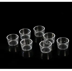 Mini transparent simulation pudding cup model miniature dessert cup DIY accessories.