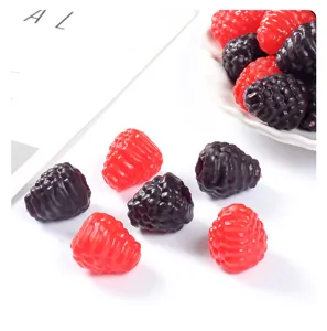 Artificial simulation raspberry blackberry fruit plastic models photography props decor