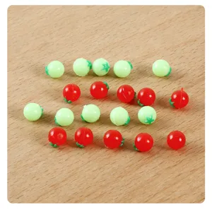Miniature simulation tomato props DIY dollhouse kitchen food accessories small plastic models