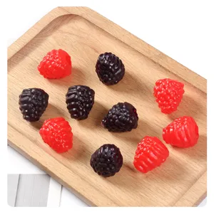 Artificial raspberry and blackberry model fake fruit photography props food play ornaments