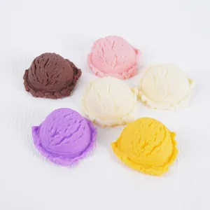 PVC fake ice cream ball model simulation food play ice cream head accessories decoration props
