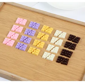 Miniature simulation half chocolate model PVC DIY dessert accessories craft supplies