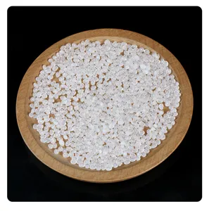 Simulation white crystal rice beads DIY slime material transparent plastic fake food parts