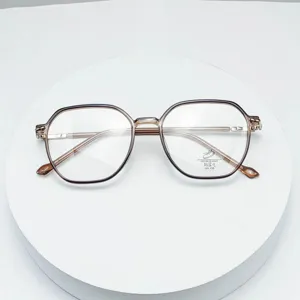 Stylish TR90 multi-sided anti-blue light glasses frame for men and women daily wear.