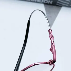 Women's Business Memory Titanium Full Frame Eyeglass Frames Metal Small Optical Glasses Frame For Myopia Prescription