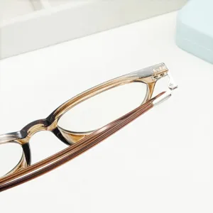 Ultra-light TR vintage tortoise shell anti-blue light square glasses main view product