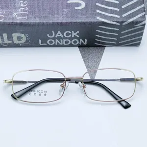 Herren Business Metall Vollrand Brillenrahmen urbaner Stil Memory-Legierung Brille 9936
