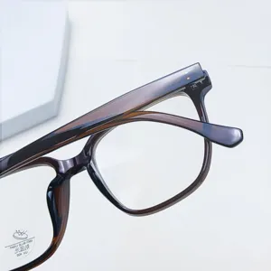 Retro square TR90 optical glasses frames, anti-blue light clear big frames for daily wear.