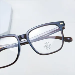Large frame retro square blue light blocking glasses TR90 optical eyewear frame for daily use