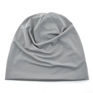 Cooling lightweight slouchy beanie for men, breathable mesh sports cap for running and outdoor.