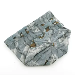 Bonnet en tricot vintage usé pour homme et femme, bonnet slouchy style grunge tendance.