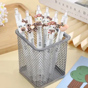 Cute cartoon hello kitty pattern gel pens student stationery cute black ink pens